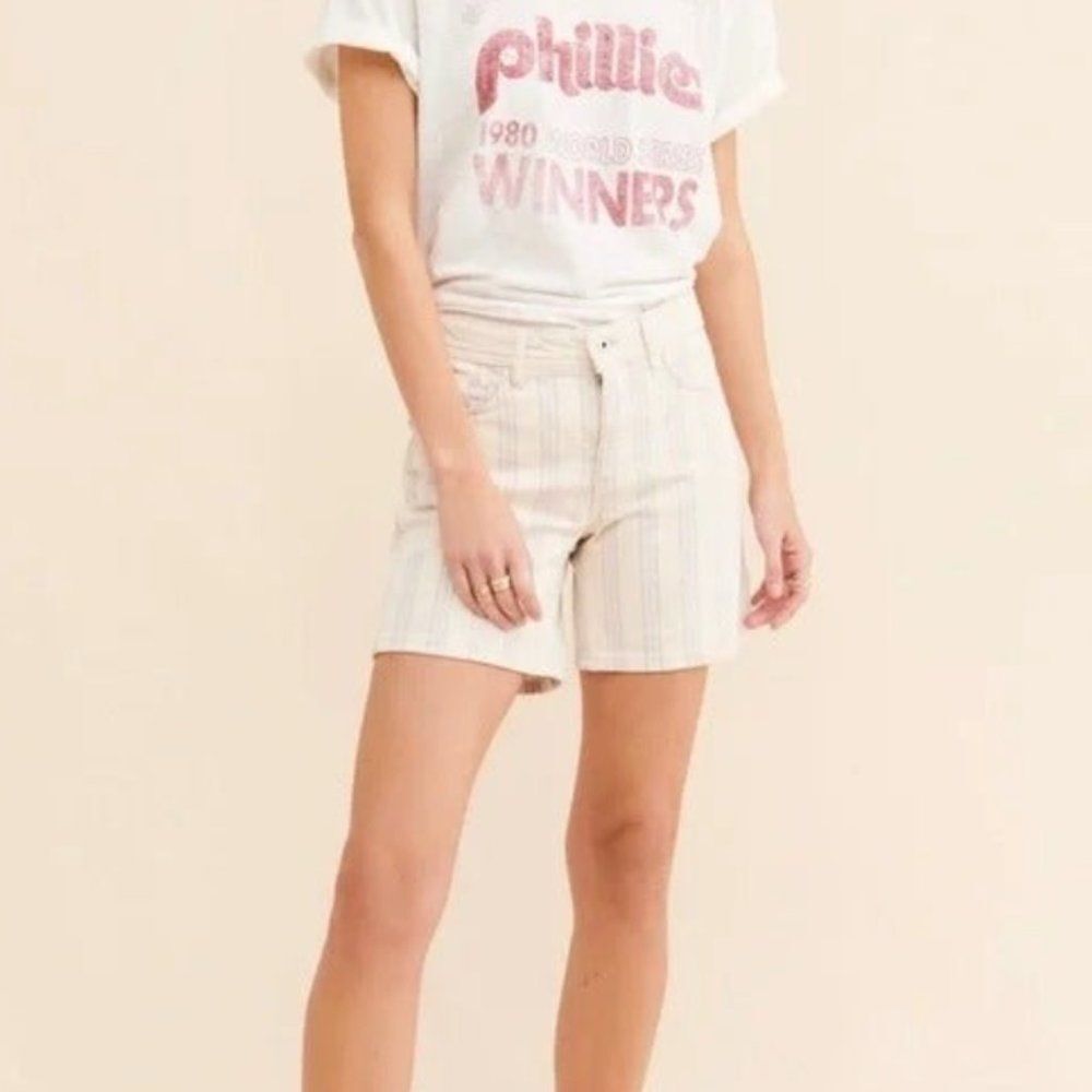 Pilcro and the Letterpress Slim Boyfriend Shorts 27
